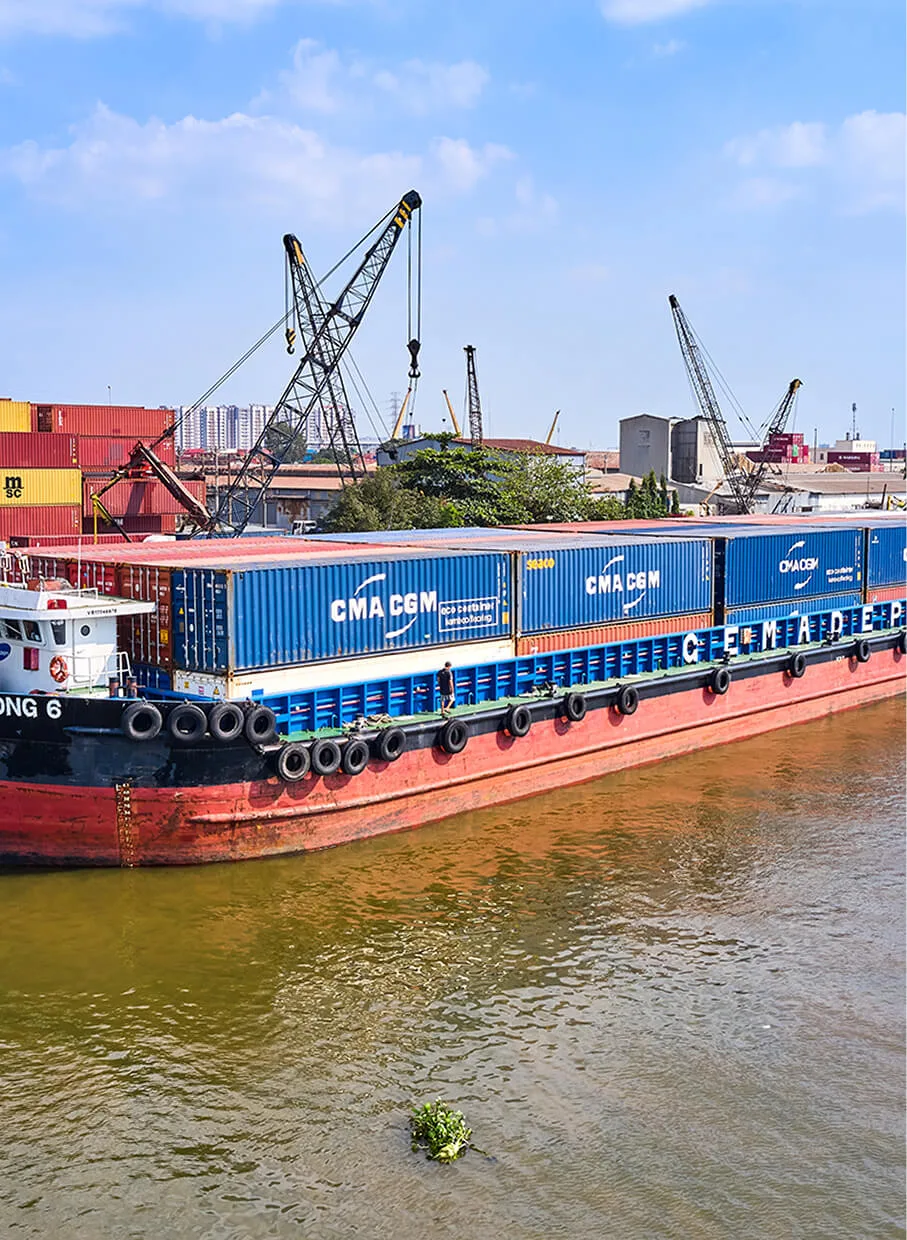 Dịch vụ Vận chuyển bằng đường thủy (Barge)