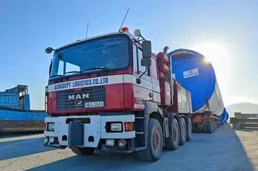 Transportation of industrial plant and hydropower projects